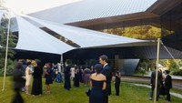 guests at the cocktail reception at the audain art museum