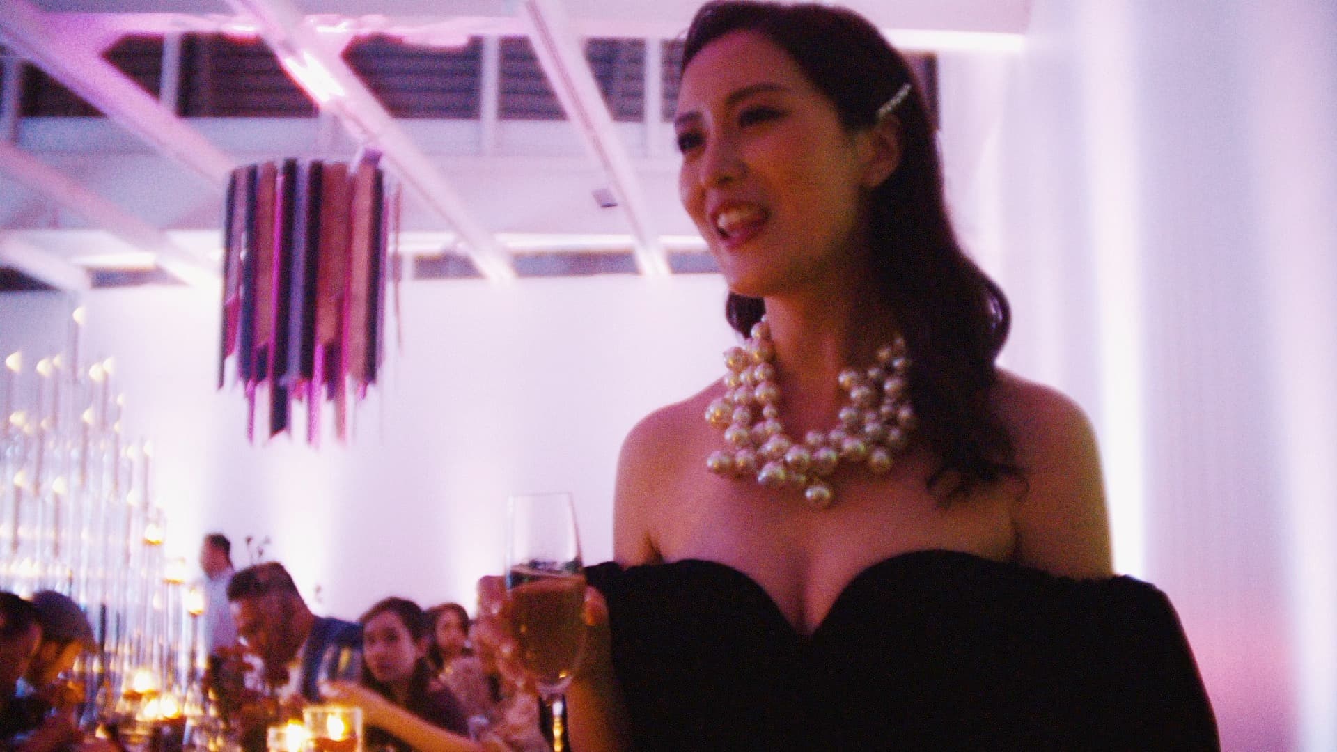 bride enjoying wedding reception at polygon gallery