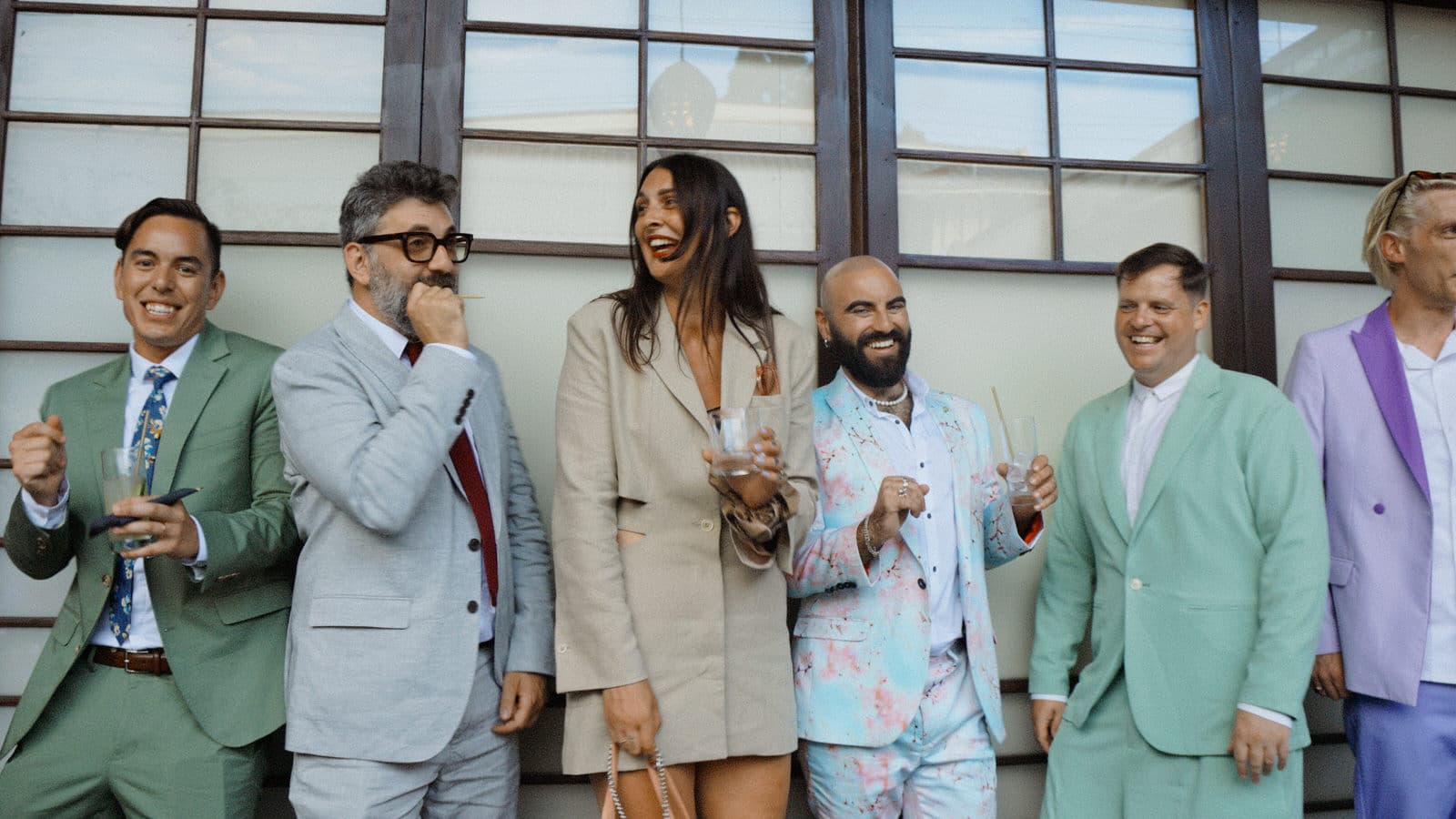 wedding guests enjoying a ceremony at yamashiro in los angeles