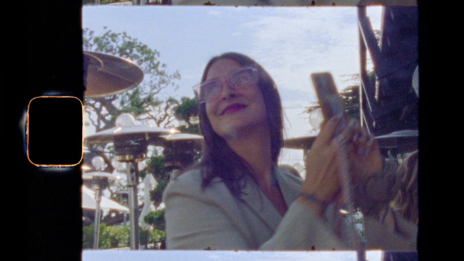 wedding guests captured on super 8 film
